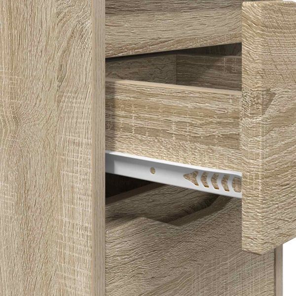 Нощни маси 2 pcs Сонома дъб 30,5 x 30 x 43 см Инженерно дърво