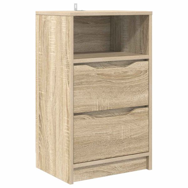 Нощно шкафче Сонома дъб 40 x 30 x 467 см Инженерно дърво