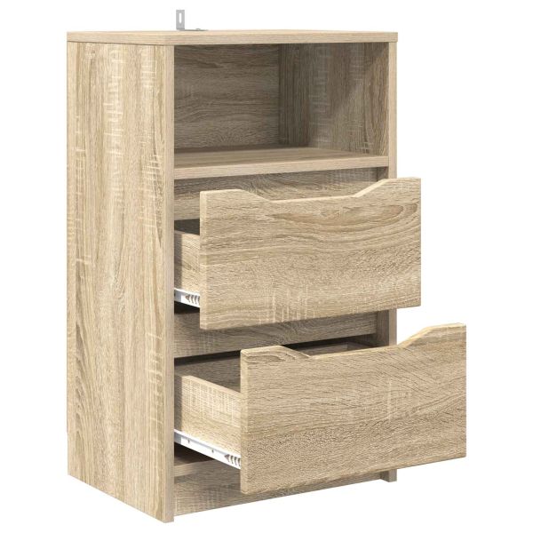 Нощно шкафче Сонома дъб 40 x 30 x 467 см Инженерно дърво