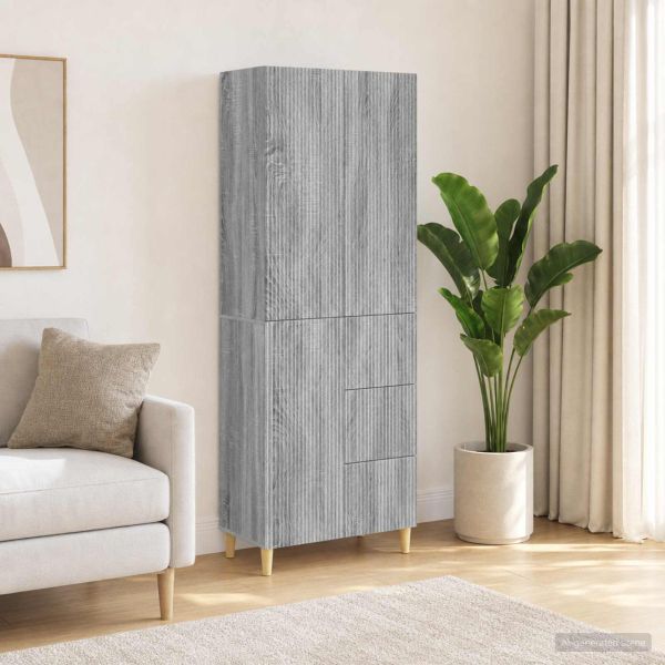 Комплект шкафове 2 pcs Сив Сонома 66 x 34,5 x 90 см