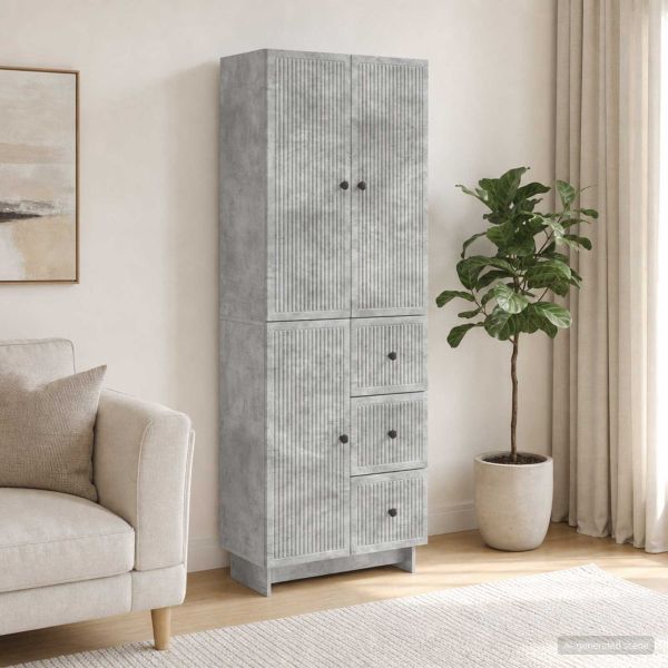Комплект шкафове 2 pcs 66 x 34,5 x 90 см Инженерна дървесина