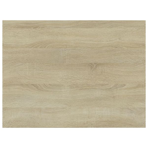 Рафтове за етажерка, 8 бр, дъб сонома, 40x30x1,5 см, ПДЧ