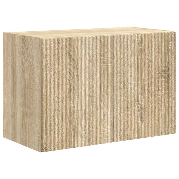 TV стенен шкаф Сонома дъб 59,5 x 31 x 40 см Инженерно дърво