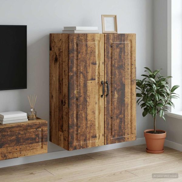Стенно шкафче Старо дърво 66 x 34,5 x 90 см Инженерна дървесина