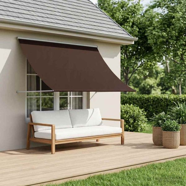 Сенник Кафяво 300 x 150 cm 180 г / м² полиестер с PU покритие