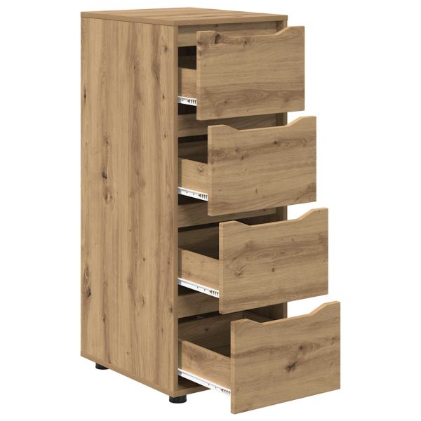 Шкаф за съхранение 40 x 48 x 105 см Инженерно дърво Дъб