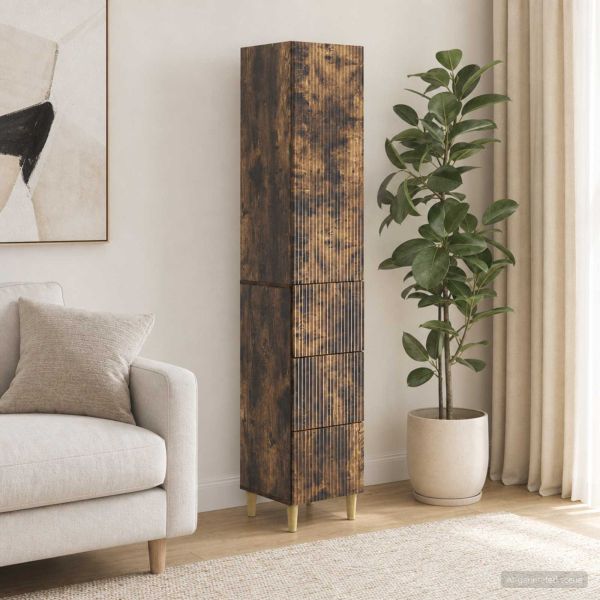 Комплект шкафове 2 pcs 33 x 34,5 x 90 см Инженерна дървесина
