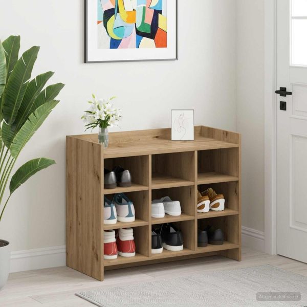 Шкаф за обувки 85 x 39,5 x 70 см Инженерна дървесина