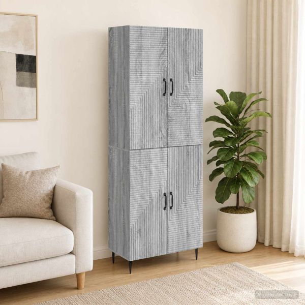 Комплект шкафове 2 pcs Сив Сонома 66 x 34,5 x 89,5 см