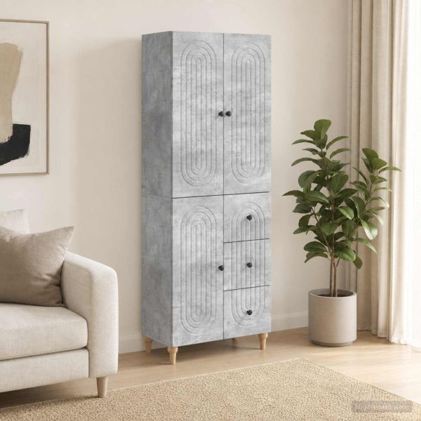 Комплект шкафове 2 pcs 66 x 34,5 x 90 см Инженерна дървесина