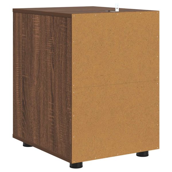 Шкаф за съхранение Кафяв дъб 40 x 48 x 57 см Инженерно дърво