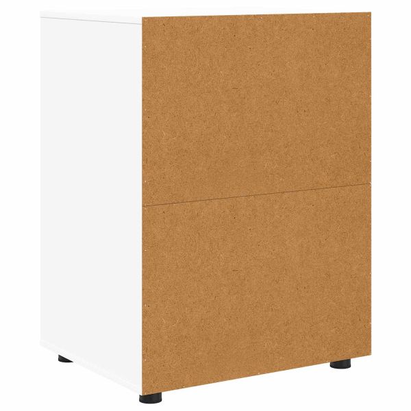 Шкаф за съхранение Бяло 60 x 48 x 81 см Инженерно дърво