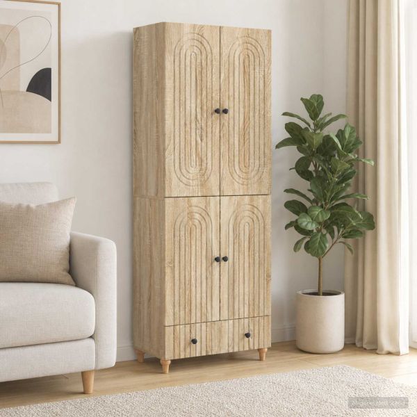 Комплект шкафове 2 pcs 66 х 34,5 х 95 см Инженерна дървесина