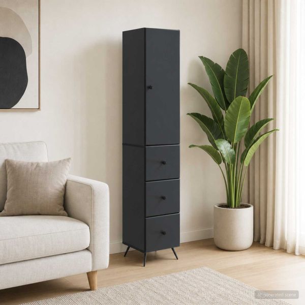 Комплект шкафове 2 бр. 34,5 x 34,5 x 90 см Инженерна дървесина