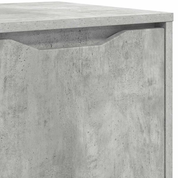 Шкаф за баня Циментено сиво 40,5 x 40 x 44 см Инженерно дърво