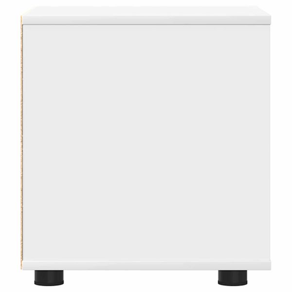 Шкаф за баня Бяло 40,5 x 40 x 44 см Инженерно дърво