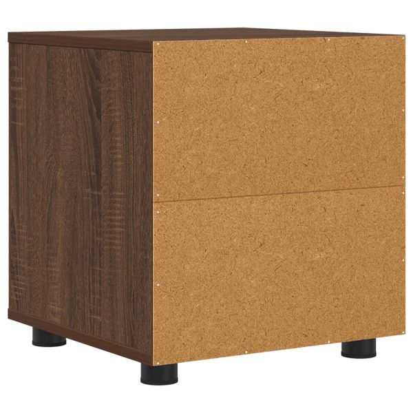 Шкаф за баня Кафяв дъб 40,5 x 40 x 44 см Инженерно дърво