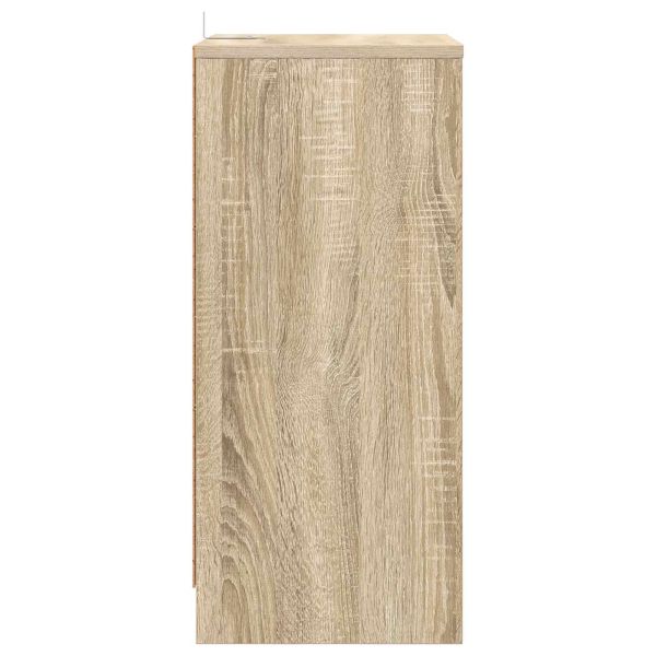 Нощни маси 2 pcs Сонома дъб 40 x 30 x 467 см Инженерно дърво