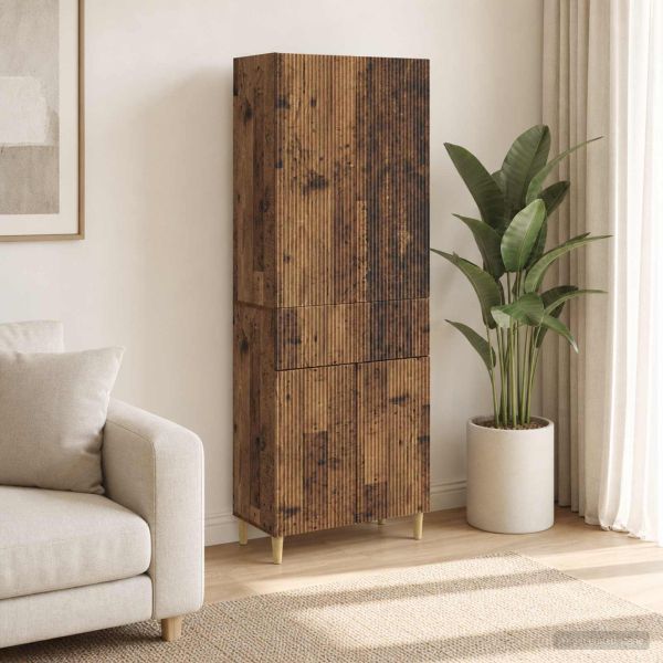 Комплект шкафове 2 pcs 66 x 34,5 x 90 см Инженерна дървесина