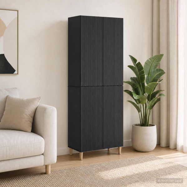 Комплект шкафове 2 pcs 66 x 34,5 x 90 см Инженерна дървесина