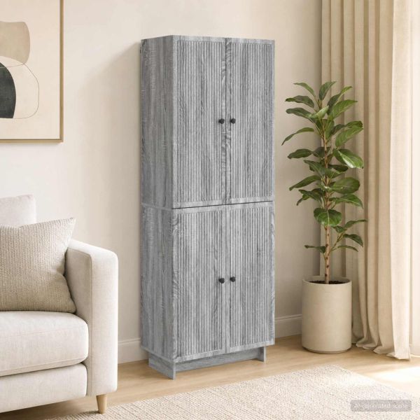 Комплект шкафове 2 pcs Сив Сонома 66 x 34,5 x 90 см