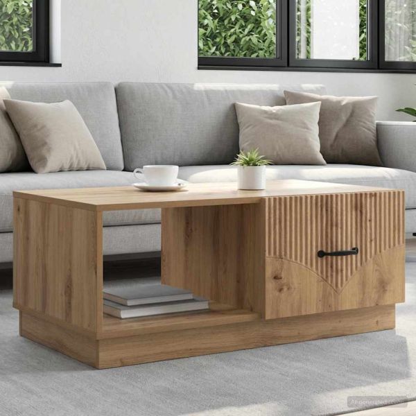 Масичка за кафе Дъб артизан 90 x 50 x 37 см Инженерна дървесина
