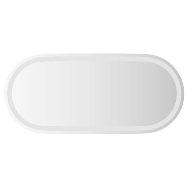 LED огледало за баня, 80x35 см, овално