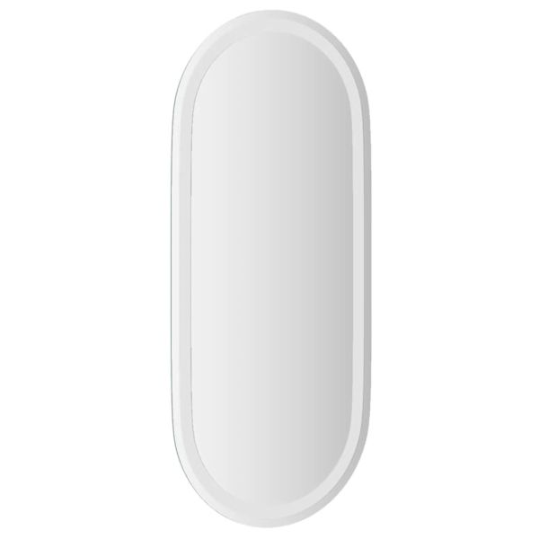 LED огледало за баня, 80x35 см, овално