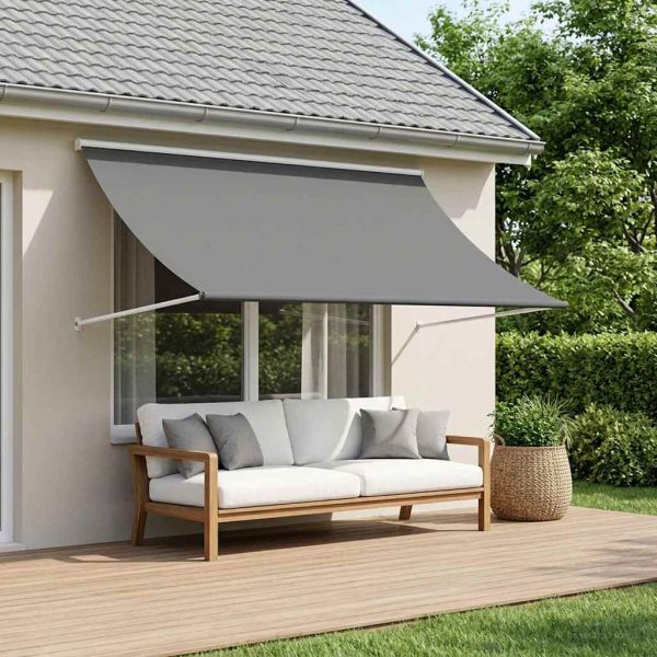 Сенник Светлосиво 400 x 150 cm 180 г / м² полиестер с PU покритие