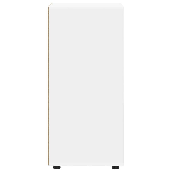 Шкаф за съхранение Бяло 40 x 48 x 105 см Инженерно дърво