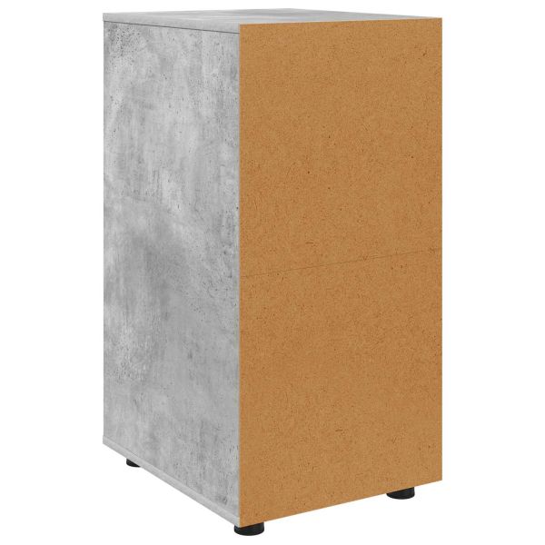 Шкаф за съхранение Циментено сиво 40 x 48 x 81 см