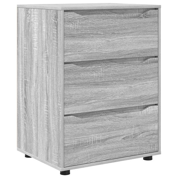 Шкаф за съхранение Сив Сонома 60 x 48 x 81 см Инженерно дърво