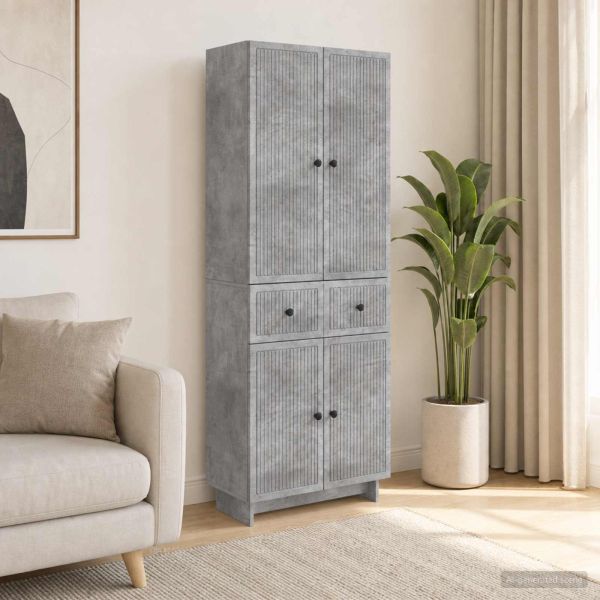Комплект шкафове 2 pcs 66 x 34,5 x 90 см Инженерна дървесина