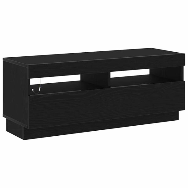 Комплект ТВ шкаф 3 pcs Черно 300 x 35 x 40 см Инженерно дърво