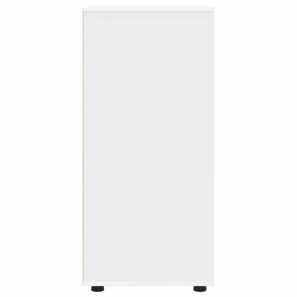 Шкафове за съхранение Бяло 80 x 48 x 105 см Инженерно дърво