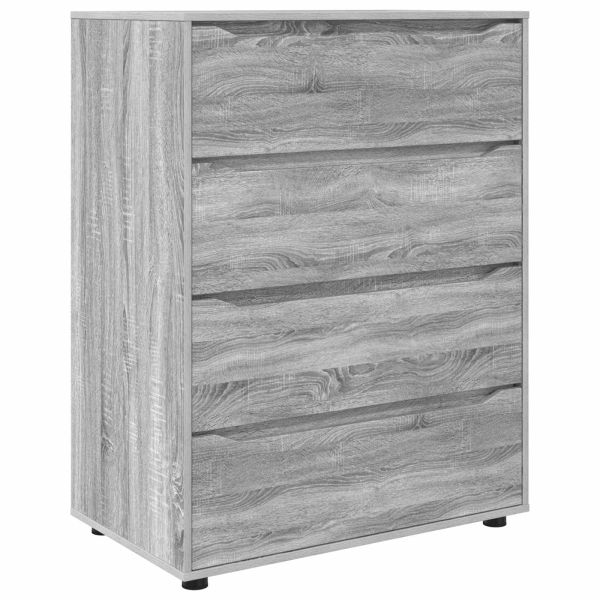 Шкафове за съхранение Сив Сонома 80 x 48 x 105 см