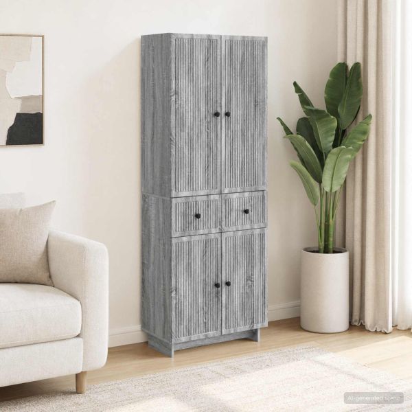 Комплект шкафове 2 pcs 66 x 34,5 x 90 см Инженерна дървесина