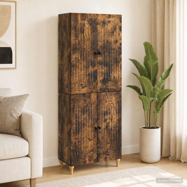 Комплект шкафове 2 pcs 66 x 34,5 x 90 см Инженерна дървесина