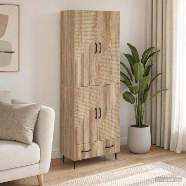 Комплект шкафове 2 pcs 66 х 34,5 х 95 см Инженерна дървесина