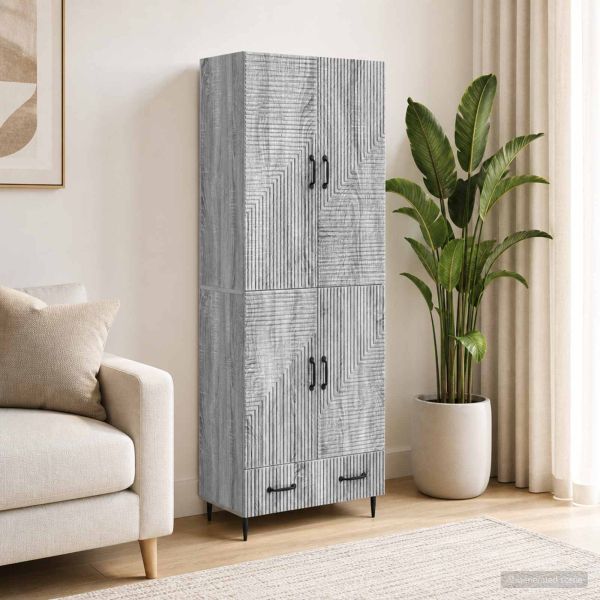 Комплект шкафове 2 pcs 66 х 34,5 х 95 см Инженерна дървесина
