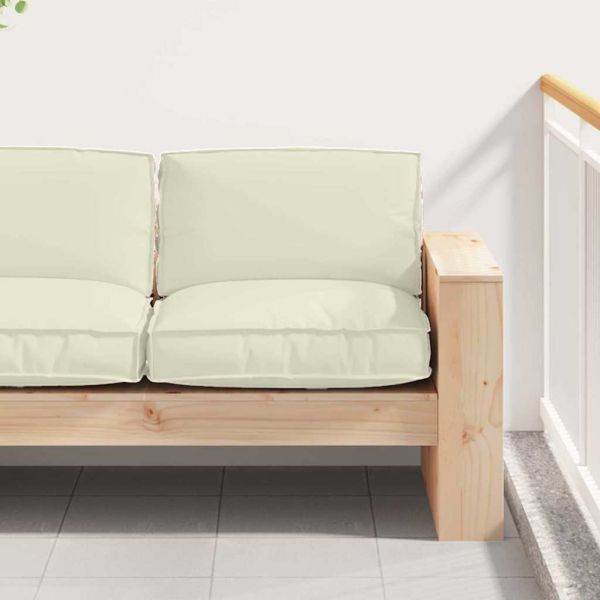 Възглавница Крем 80 x 80 x 12 cm Оксфордска тъкан