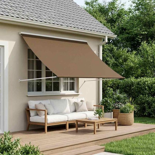 Сенник Таупе 350 x 150 cm 180 г / м² полиестер с PU покритие