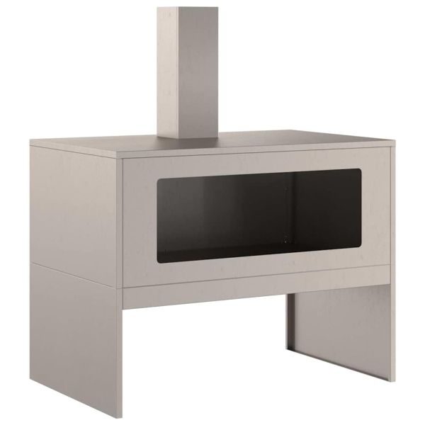 Огнище Ръждясало 80 x 50 x 96 см Патинираща стомана