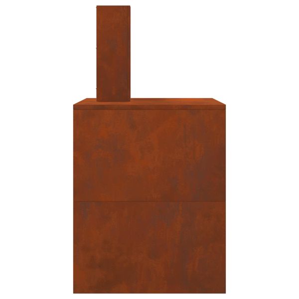 Огнище Ръждясало 80 x 50 x 96 см Патинираща стомана