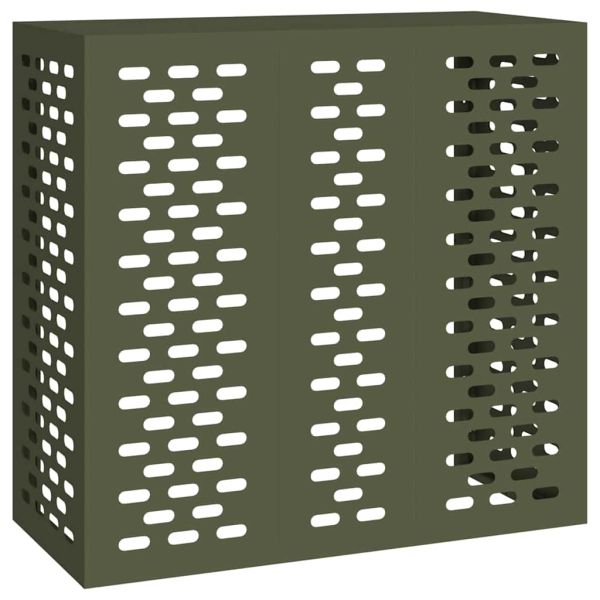 Покритие за климатик Маслиненозелено 110 x 50 x 105 см