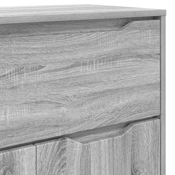 Шкаф за баня Сив Сонома 72,5 x 36,5 x 100 см Инженерно дърво