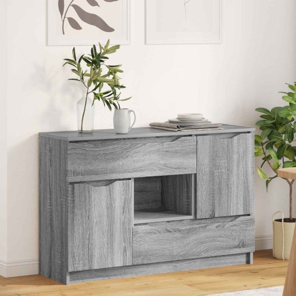 Служебен шкаф Сив Сонома 100 x 30 x 65,6 Инженерно дърво