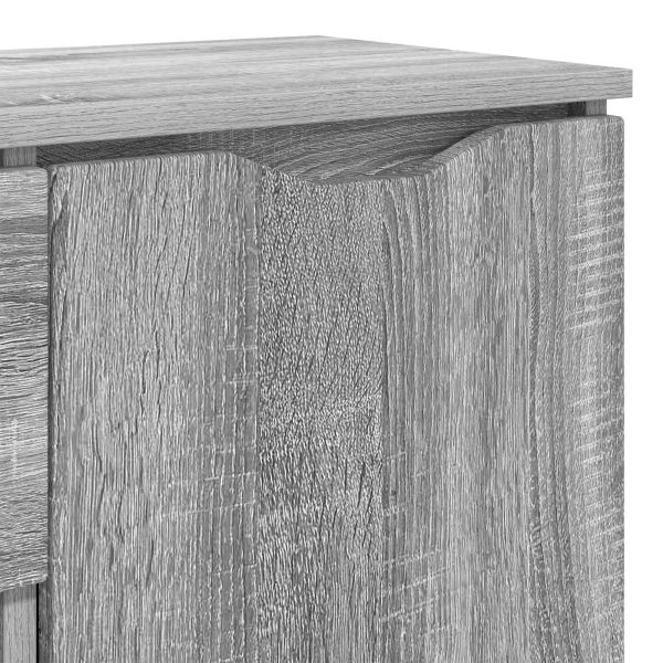 Служебен шкаф Сив Сонома 100 x 30 x 65,6 Инженерно дърво
