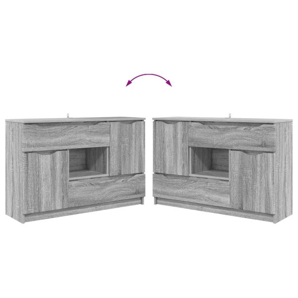 Служебен шкаф Сив Сонома 100 x 30 x 65,6 Инженерно дърво