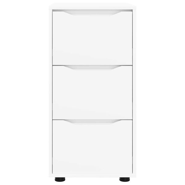 Шкаф за съхранение Бяло 40 x 48 x 81 см Инженерно дърво